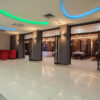 Hotel lobby colourful cove